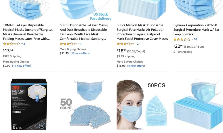 预防新冠病毒，你要戴的口罩Amazon有！