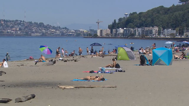 西雅图Alki Beach Park公园在假期提前关门