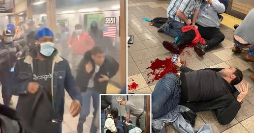 纽约地铁“屠杀”！十人中枪，多人受伤，枪手疑放毒气