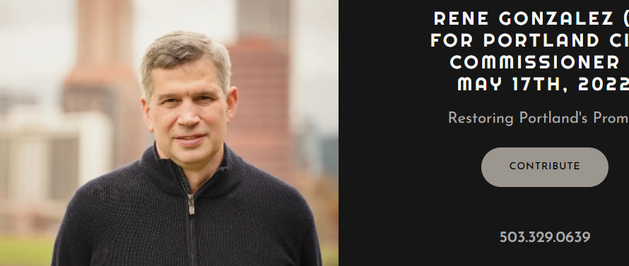 波特兰警察工会宣布支持冈萨雷斯，一个推翻女议员的男人！