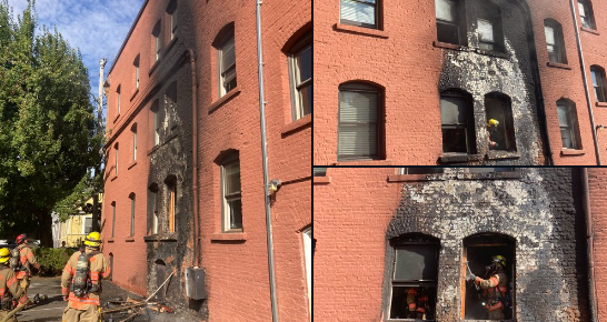 人为放火，波特兰东北一公寓火灾