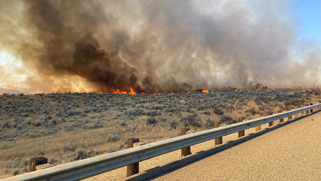 俄勒冈州东部84号公路关闭