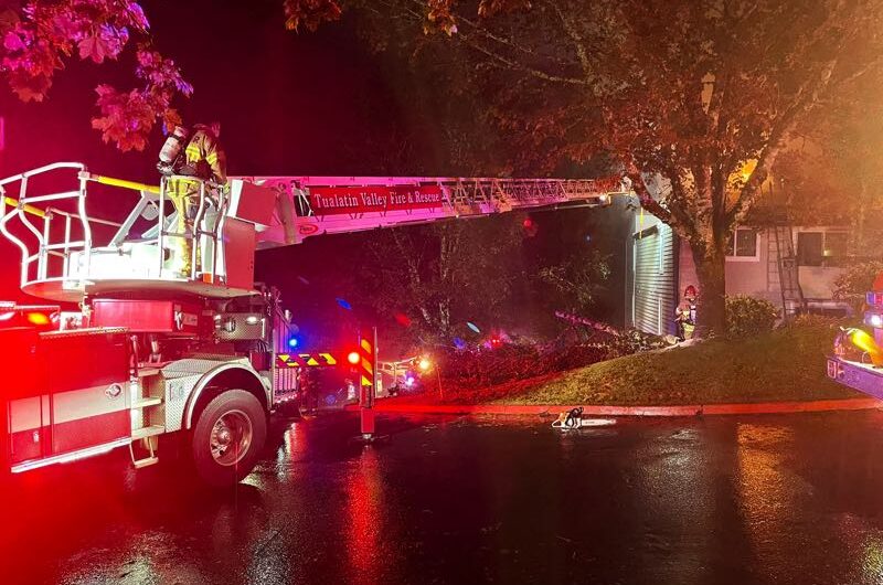 波特兰公寓楼火灾，8人送医