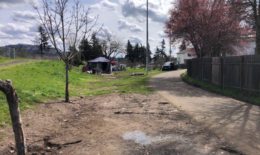 波特兰东南区又一贼窝！流浪汉持枪与警察对峙！