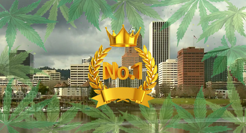波特兰被评为2023年度全美国大麻城第一名！应许之地！
