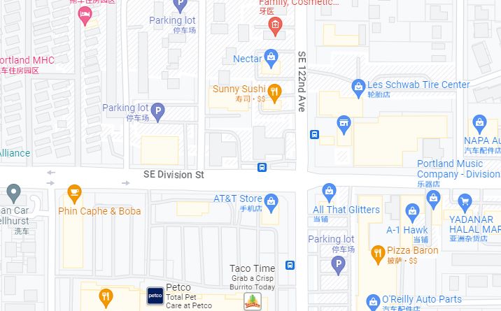 妇女在波特兰Division 122街被车撞死