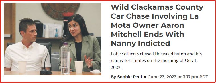 大麻老板携小保姆酒后狂飚5英里，事后为州长举行晚会！